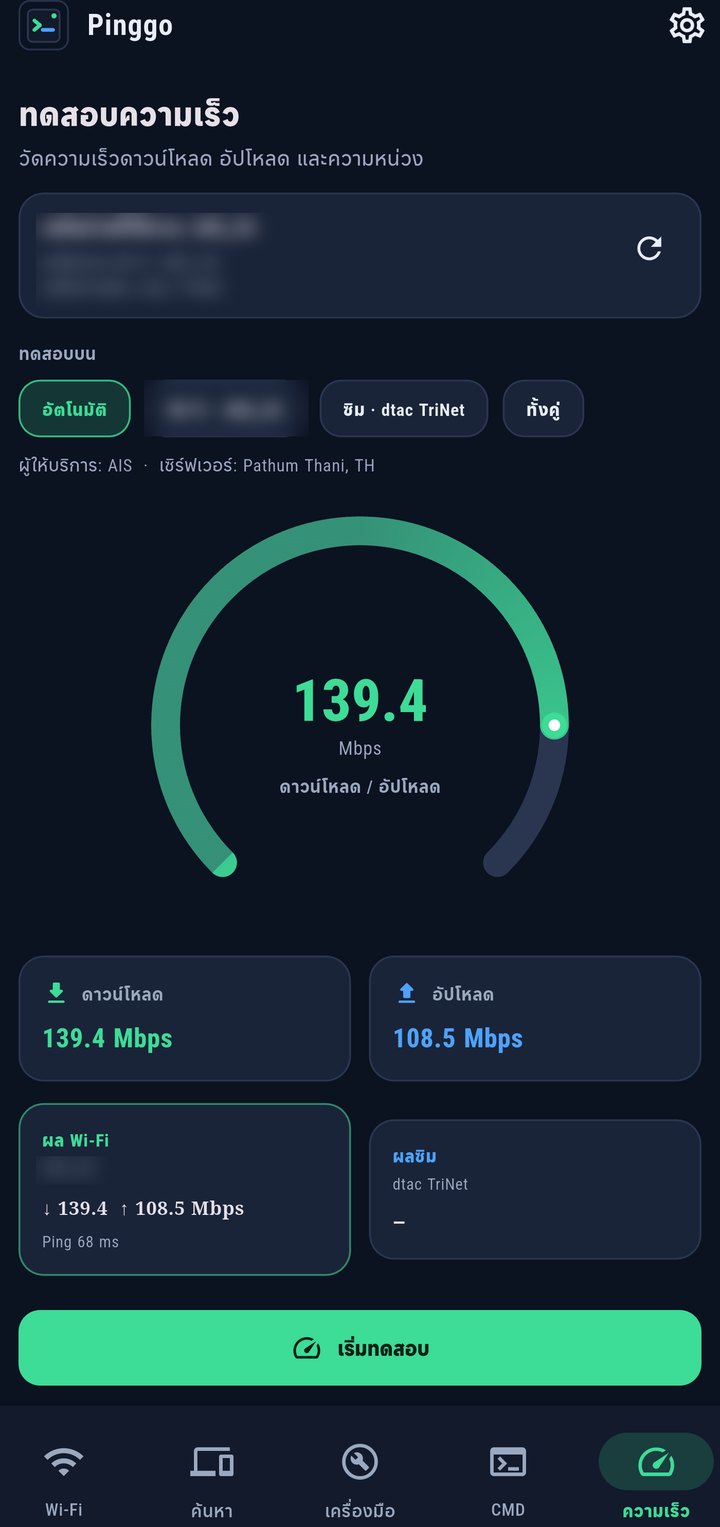 Pinggo speed